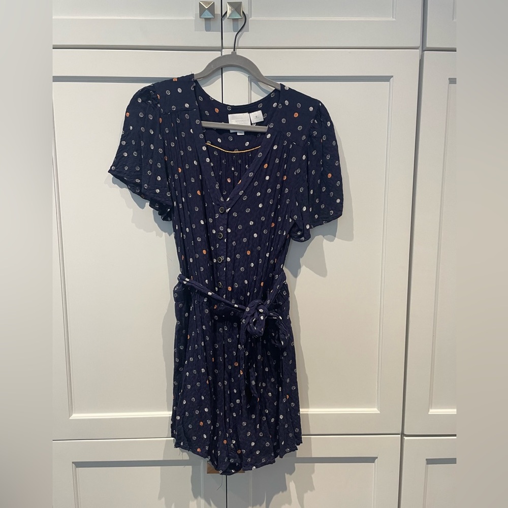 Ett:twa by Anthropologie navy romper in small